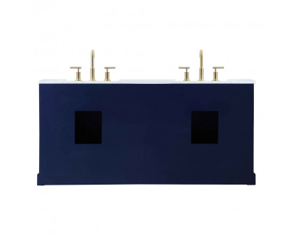 Elegant Bathroom Vanity - Blue (VF60272DBL)