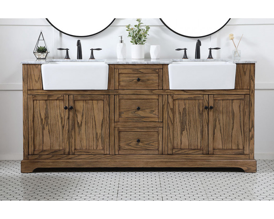 Elegant Bathroom Vanity - Driftwood (VF60272DDW)