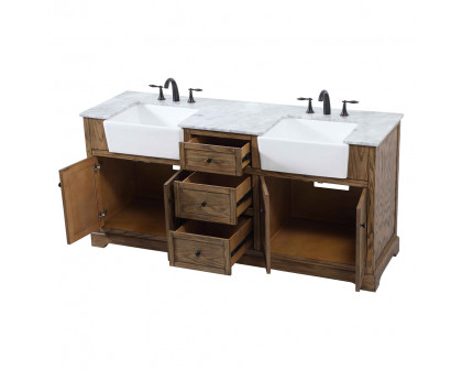 Elegant Bathroom Vanity - Driftwood (VF60272DDW)