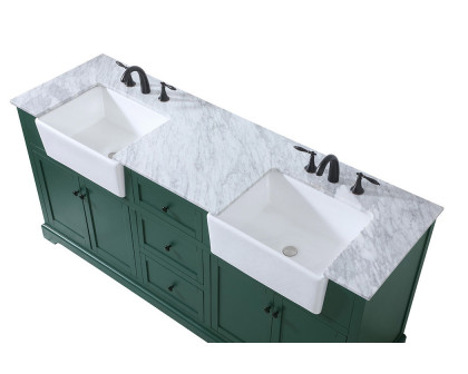 Elegant Bathroom Vanity - Green (VF60272DGN)