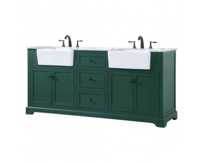 Elegant Bathroom Vanity - Green (VF60272DGN)