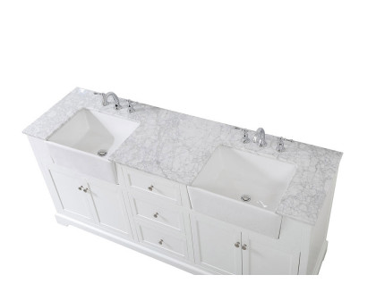 Elegant Bathroom Vanity - White (VF60272DWH)