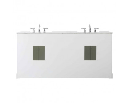 Elegant Bathroom Vanity - White (VF60272DWH)