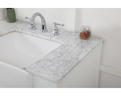 Elegant Bathroom Vanity - White (VF60272DWH)