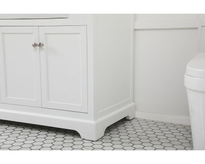 Elegant Bathroom Vanity - White (VF60272DWH)