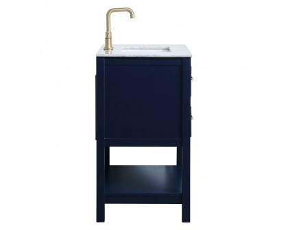 Elegant Bathroom Vanity - Blue (VF90130BL)