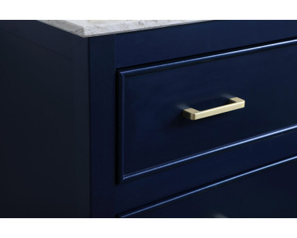 Elegant Bathroom Vanity - Blue (VF90130BL)