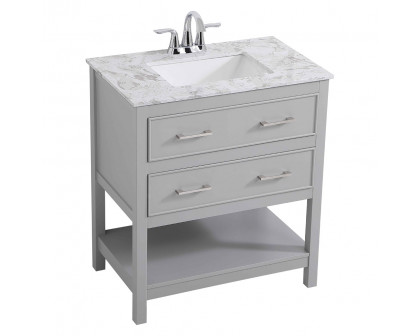 Elegant Bathroom Vanity - Gray (VF90130GR)