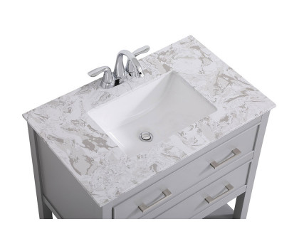 Elegant Bathroom Vanity - Gray (VF90130GR)