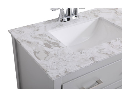 Elegant Bathroom Vanity - Gray (VF90130GR)