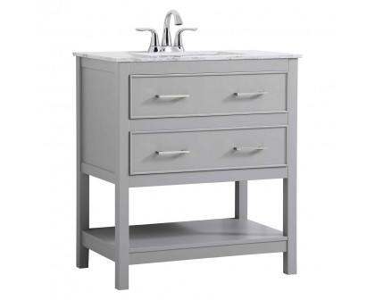 Elegant Bathroom Vanity - Gray (VF90130GR)