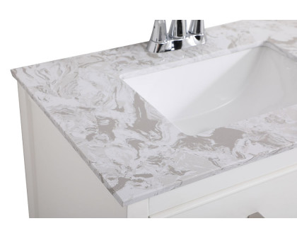 Elegant Bathroom Vanity - White (VF90130WH)