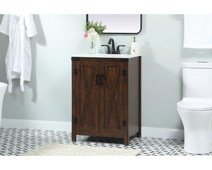 Elegant Bathroom Vanity - Espresso (VF90224EX)