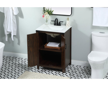 Elegant Bathroom Vanity - Espresso (VF90224EX)