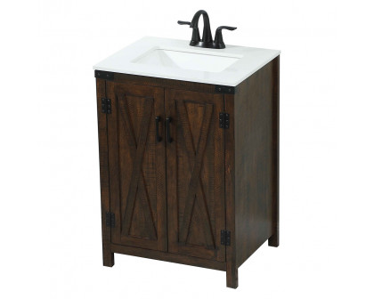 Elegant Bathroom Vanity - Espresso (VF90224EX)