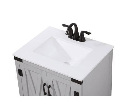 Elegant Bathroom Vanity - Gray (VF90224GR)