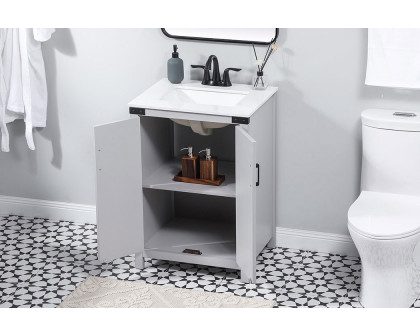 Elegant Bathroom Vanity - Gray (VF90224GR)