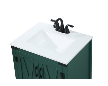 Elegant Bathroom Vanity - Green (VF90224MGN)