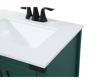 Elegant Bathroom Vanity - Green (VF90224MGN)