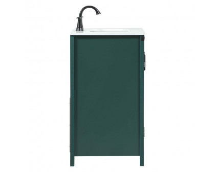 Elegant Bathroom Vanity - Green (VF90224MGN)