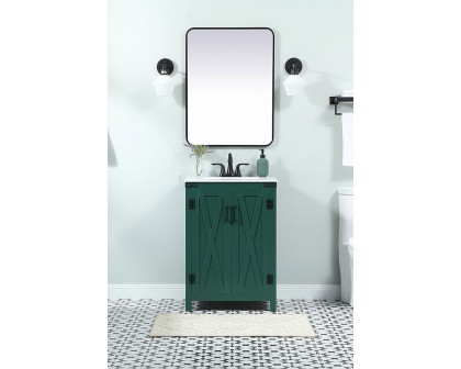 Elegant Bathroom Vanity - Green (VF90224MGN)