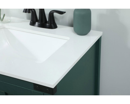 Elegant Bathroom Vanity - Green (VF90224MGN)