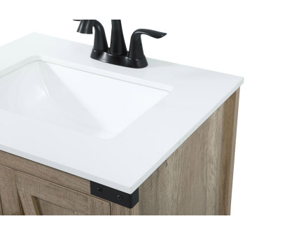 Elegant Bathroom Vanity - Natural Wood (VF90224NT)