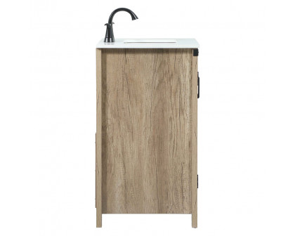 Elegant Bathroom Vanity - Natural Wood (VF90224NT)