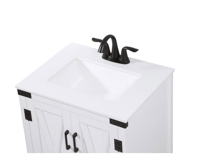 Elegant Bathroom Vanity - White (VF90224WH)