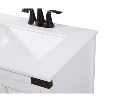 Elegant Bathroom Vanity - White (VF90224WH)