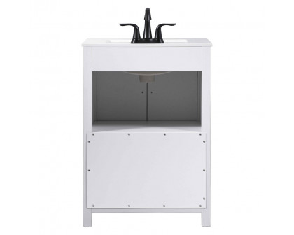 Elegant Bathroom Vanity - White (VF90224WH)