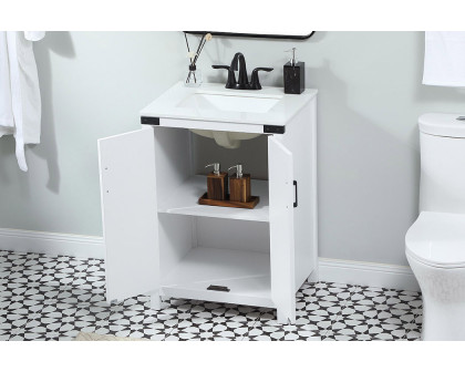 Elegant Bathroom Vanity - White (VF90224WH)