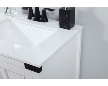 Elegant Bathroom Vanity - White (VF90224WH)