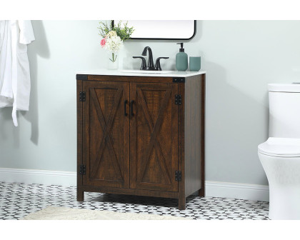 Elegant Bathroom Vanity - Espresso (VF90230EX)