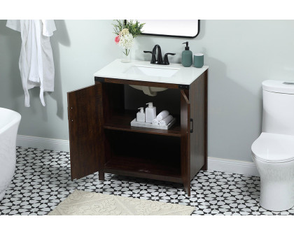 Elegant Bathroom Vanity - Espresso (VF90230EX)