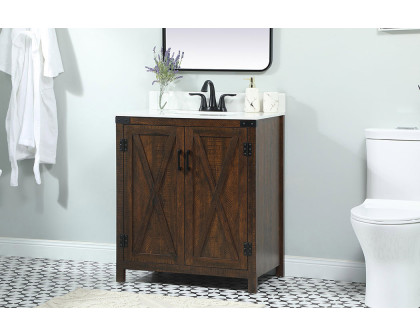 Elegant Bathroom Vanity - Espresso (VF90230EX-BS)