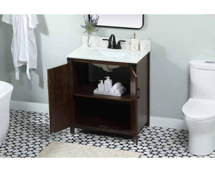 Elegant Bathroom Vanity - Espresso (VF90230EX-BS)