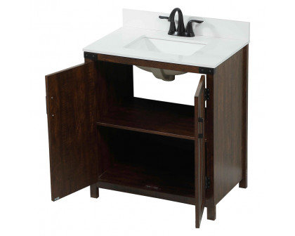 Elegant Bathroom Vanity - Espresso (VF90230EX-BS)