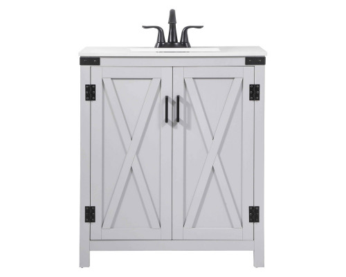 Elegant Bathroom Vanity - Gray (VF90230GR)