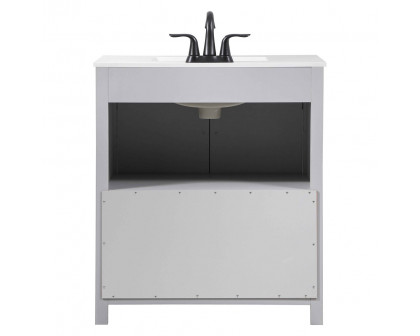 Elegant Bathroom Vanity - Gray (VF90230GR)