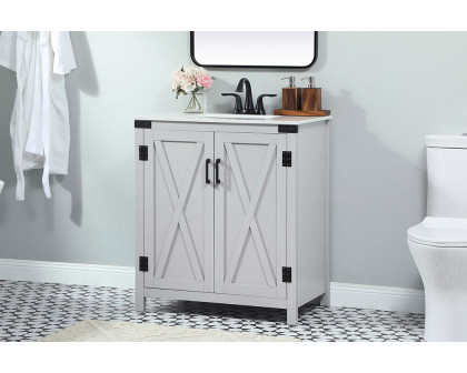 Elegant Bathroom Vanity - Gray (VF90230GR)