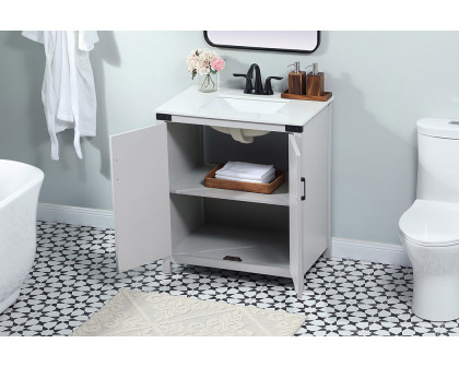 Elegant Bathroom Vanity - Gray (VF90230GR)