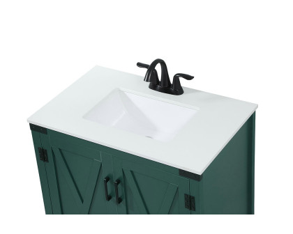 Elegant Bathroom Vanity - Green (VF90230MGN)