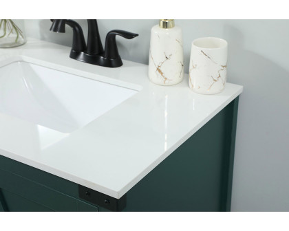 Elegant Bathroom Vanity - Green (VF90230MGN)