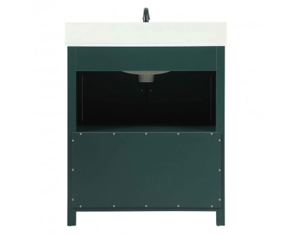 Elegant Bathroom Vanity - Green (VF90230MGN-BS)