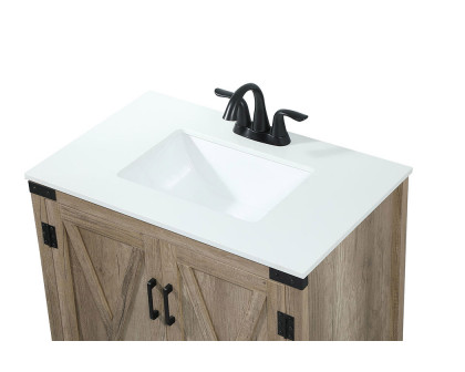 Elegant Bathroom Vanity - Natural Wood (VF90230NT)