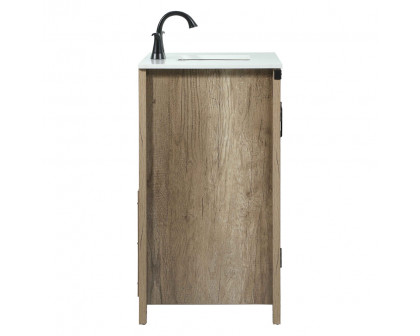 Elegant Bathroom Vanity - Natural Wood (VF90230NT)