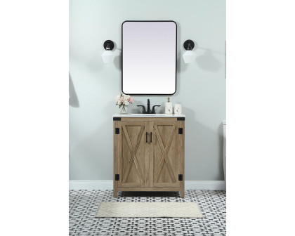 Elegant Bathroom Vanity - Natural Wood (VF90230NT)