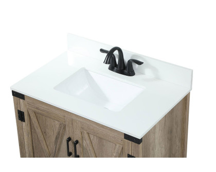 Elegant Bathroom Vanity - Natural Wood (VF90230NT-BS)