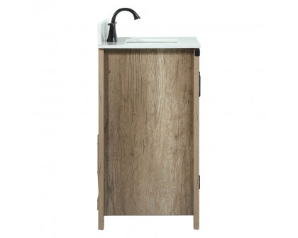 Elegant Bathroom Vanity - Natural Wood (VF90230NT-BS)